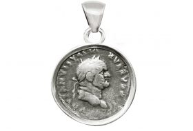 pendente argento vespasiano 1
